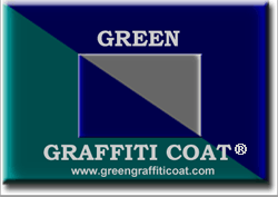 Green Graffiti Coat